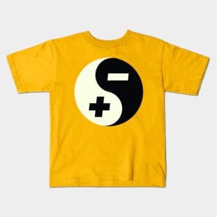 Harmony and Discord (B/W) Kids T-Shirt